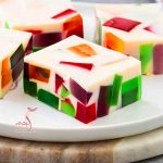 طرز تهیه ژله خرده شيشه